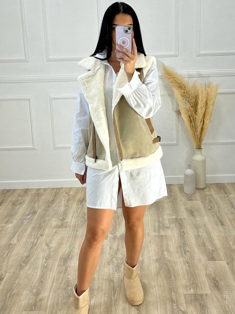 BLOUSON LAINE épais + fourré FEMME XL Premiers rôles